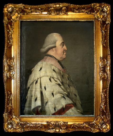 framed  kaspar kenckel Portrait of Prince Clemens Wenceslaus of Saxony, ta009-2